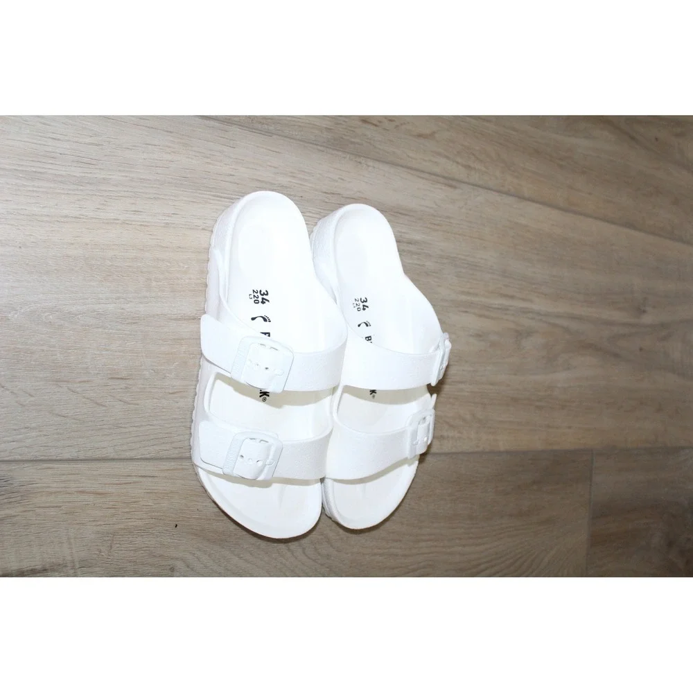 Birkenstock Arizona EVA Kids White Sandals Waterproof Slides Size 34 L3 220